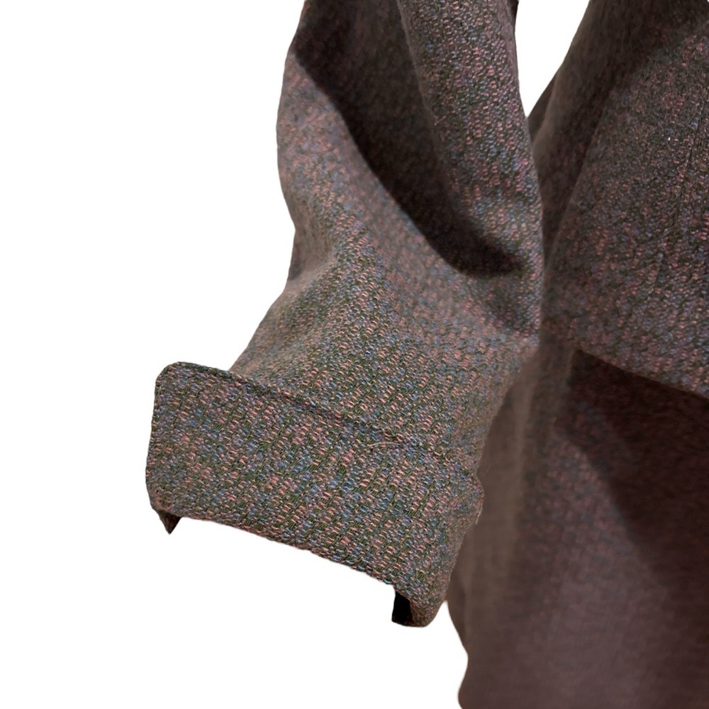 50s 2 PCS TOWN & COUNTRY MCM WOOL TWEED SUIT CROPPED JACKET & PENCIL SKIRT SZ M - Picture 5 of 9